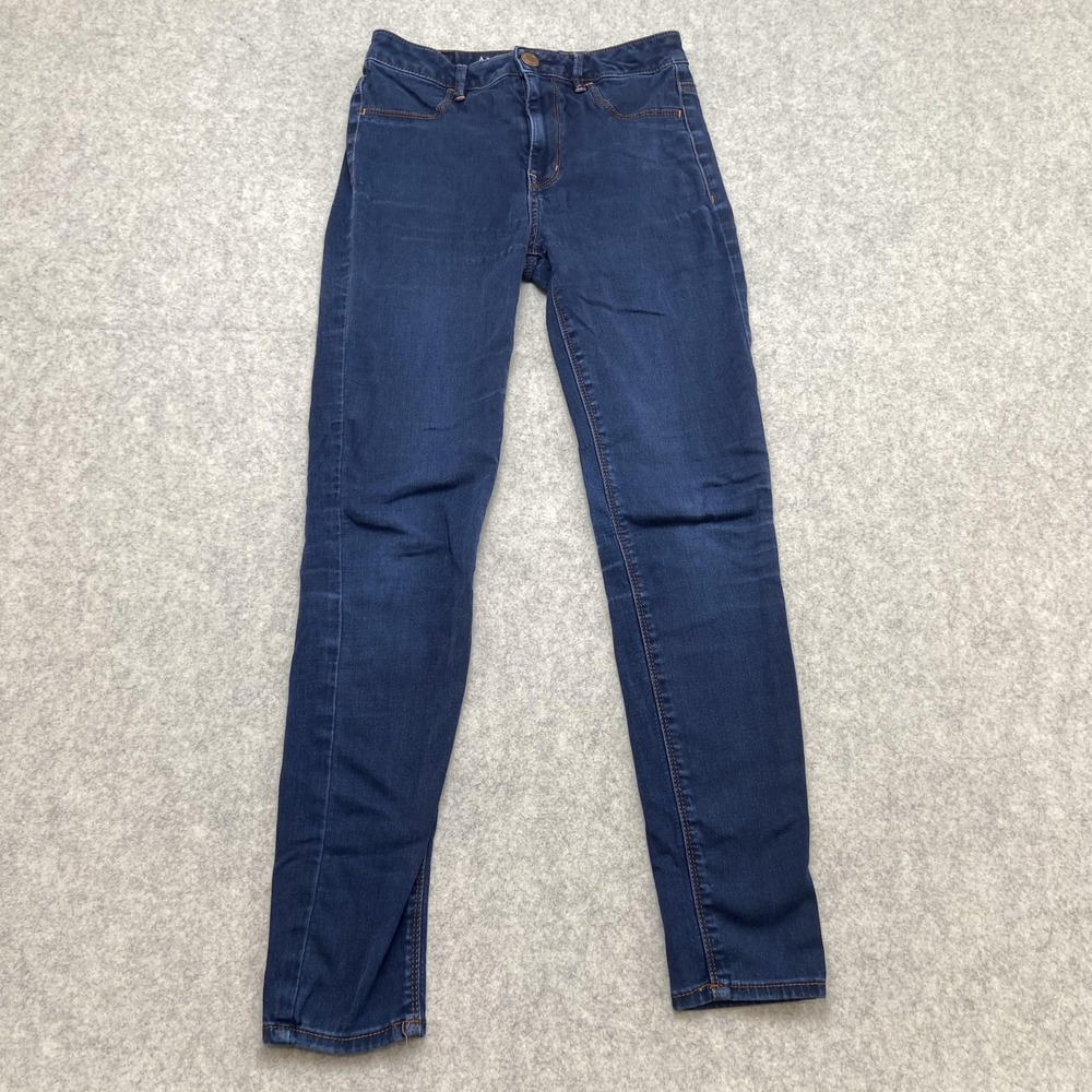 American Eagle Sky High Jegging Jeans Womens 4 (26x26) Blue Stretch Denim